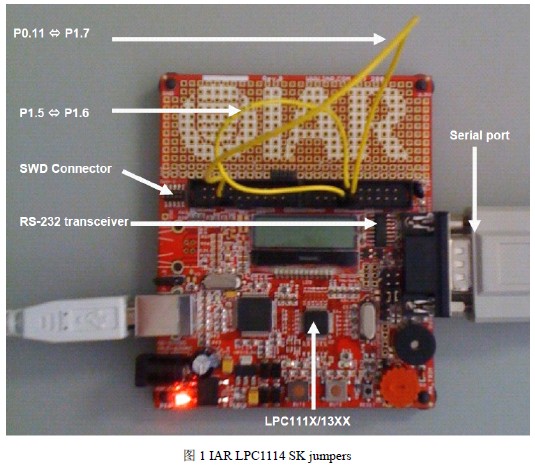 IAR LPC1114 SK-LPC111X、LPC13XX 軟件化的全雙工UART,NXP